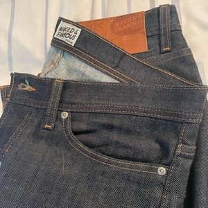 Naked and Famous Stretch Selvedge Weird Guy Jeans Size 33